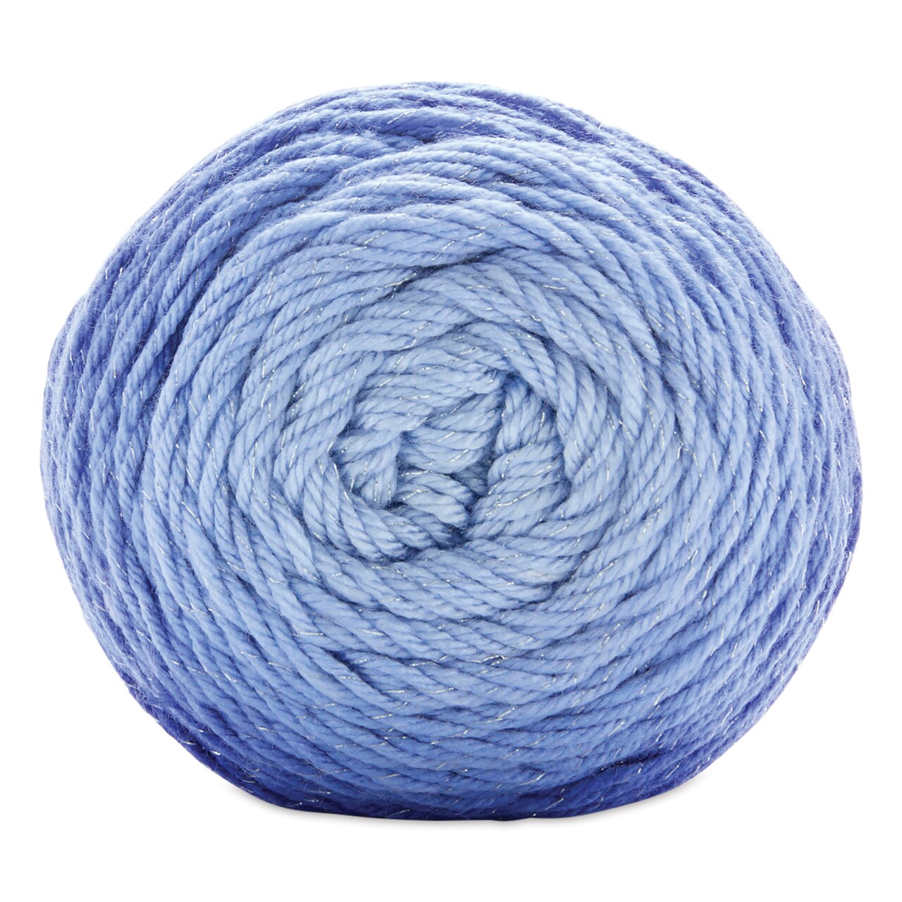 Premier Yarn Anti-Pilling Everyday Worsted Gradient Glitter Yarn - Royal Blue Tones
